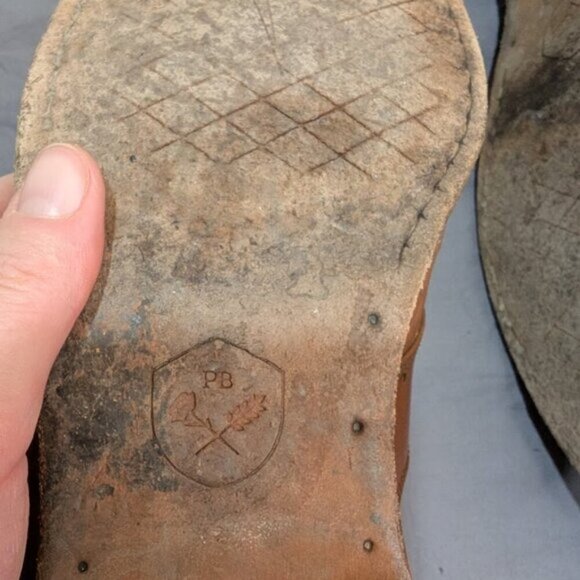 Poppy Barley Handcrafted Chukka Boots Men Size 10 - Picture 12 of 12